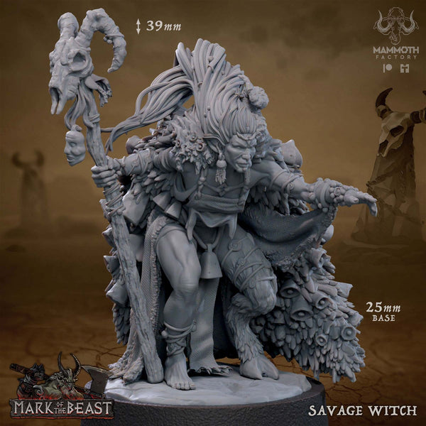 Savage Witch - The Printable Dragon