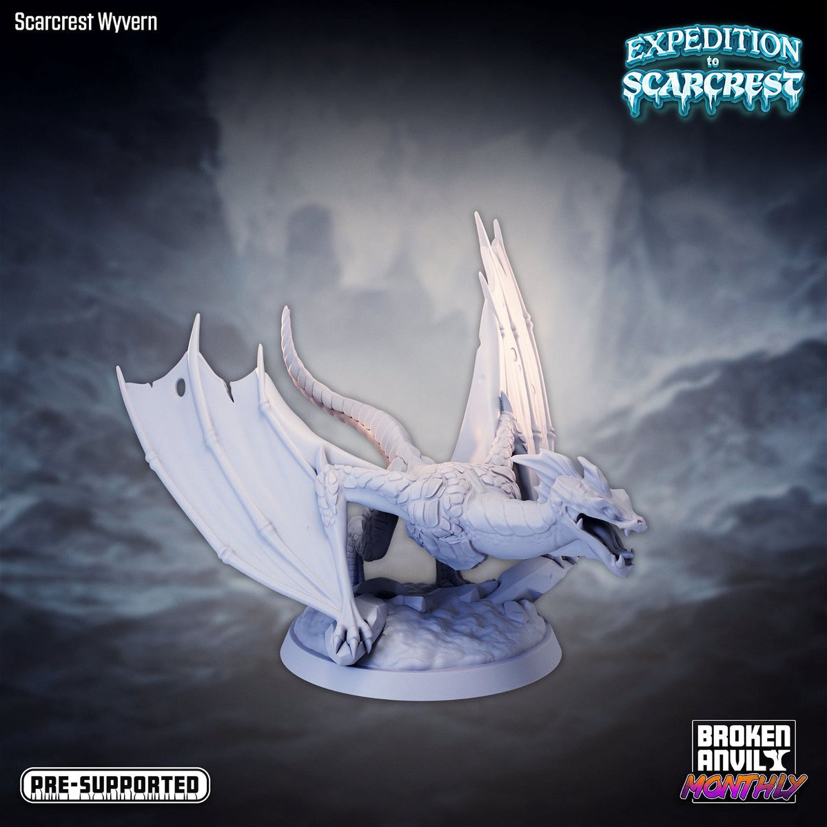 Scarcrest Wyvren - The Printable Dragon