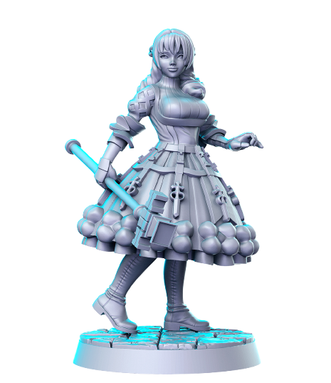 Scarlett 3D-printed model