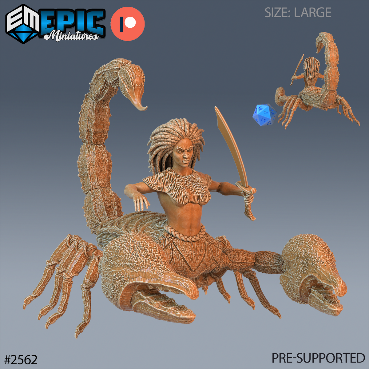 Scorpion Arachne - The Printable Dragon