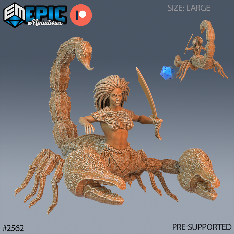 Scorpion Arachne 3D-printed model