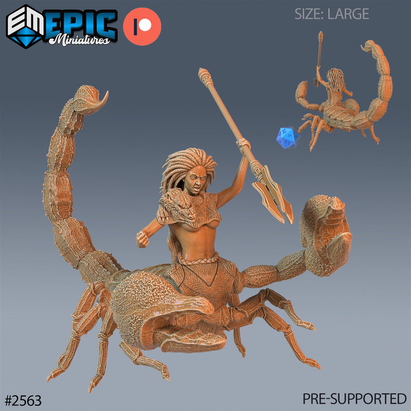 Scorpion Arachne 3D-printed model