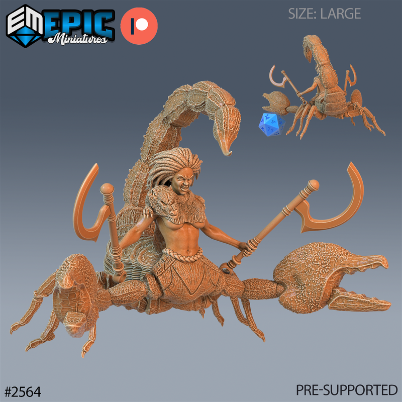 Scorpion Arachne 3D-printed model