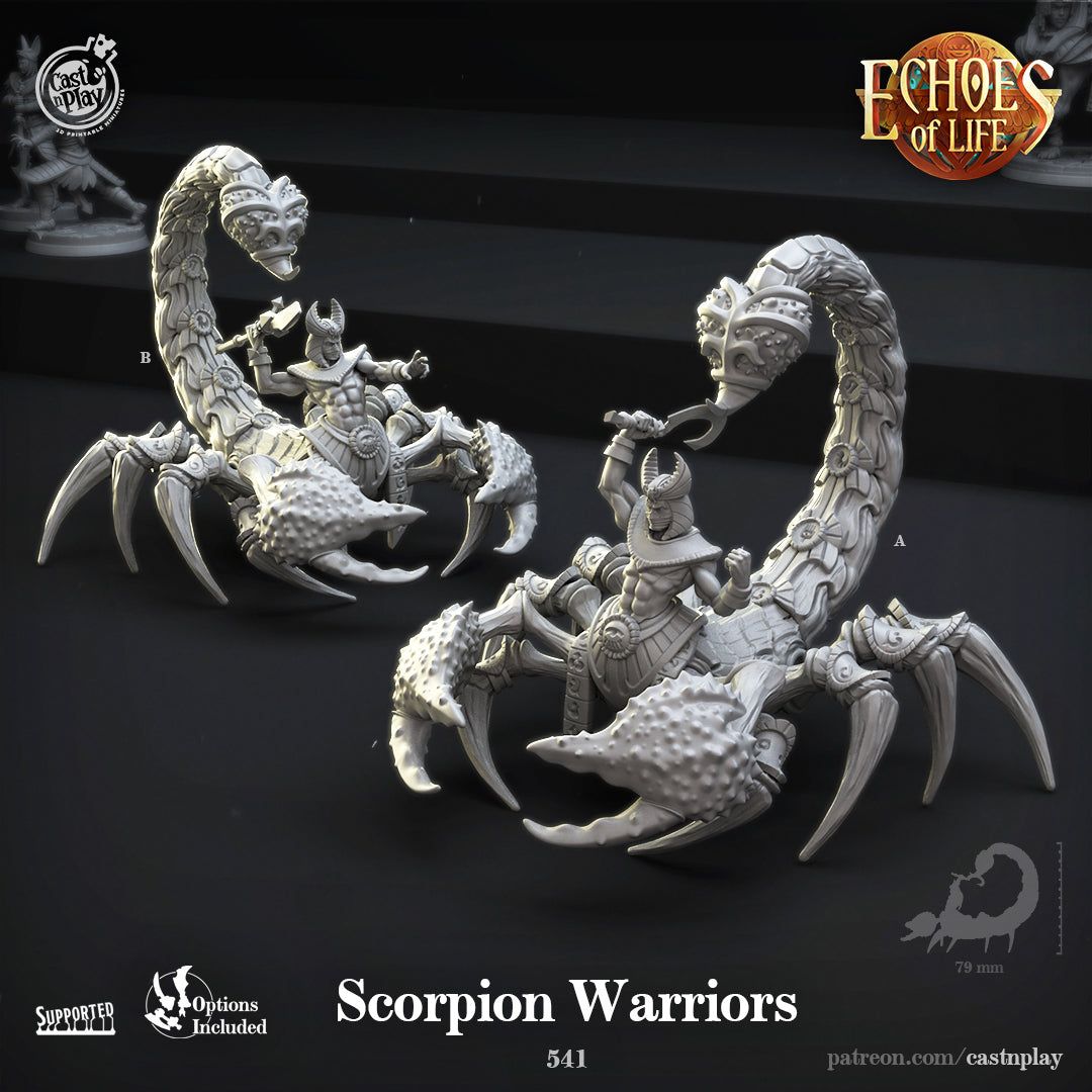 Scorpion Warriors - The Printable Dragon