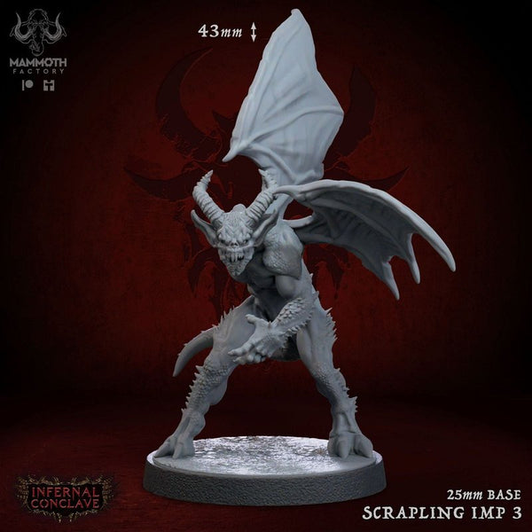 Scrapling Imps 3D-printed model