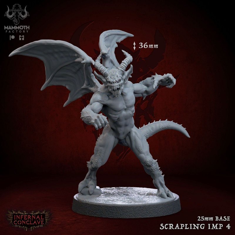 Scrapling Imps 3D-printed model
