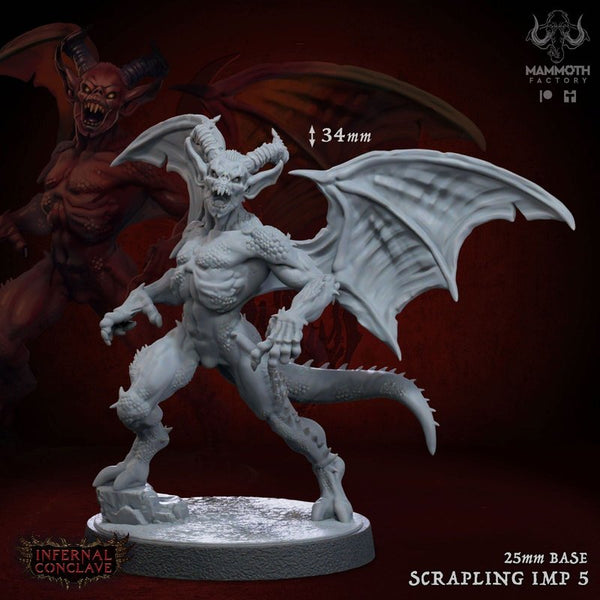 Scrapling Imps 3D-printed model
