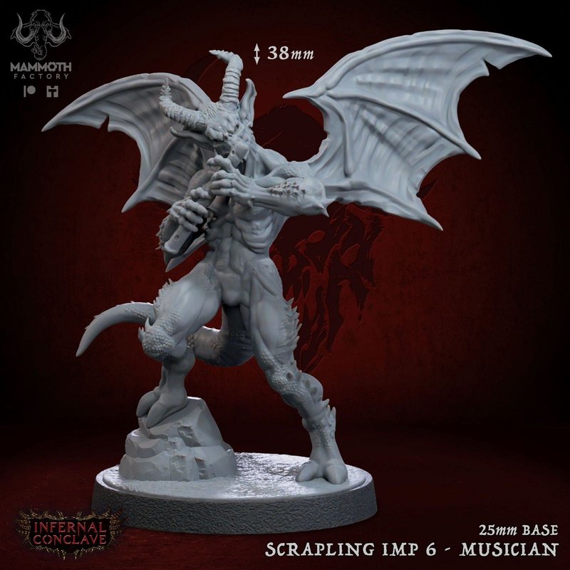 Scrapling Imps 3D-printed model