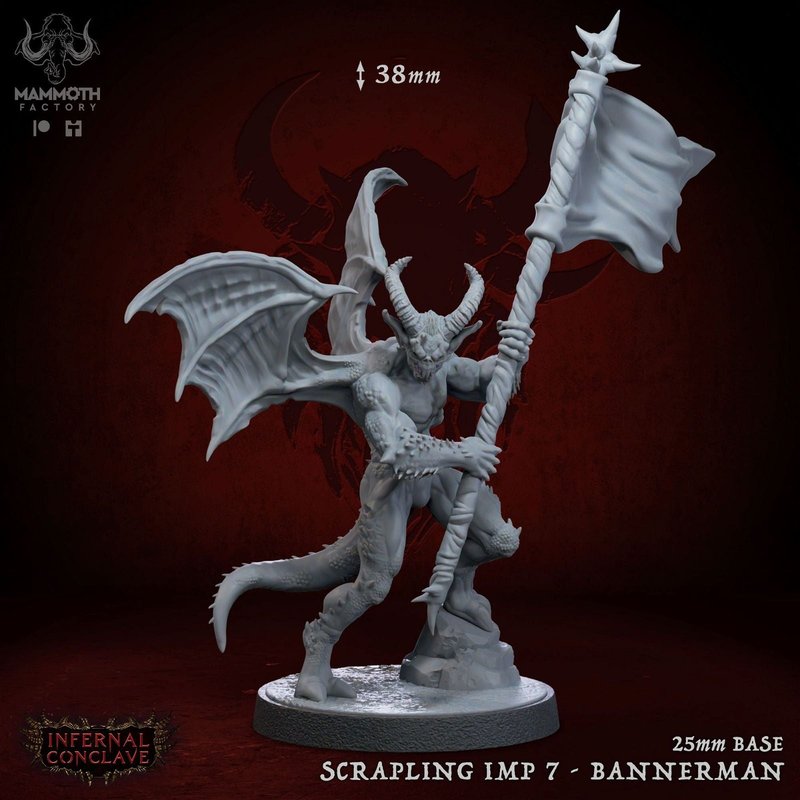 Scrapling Imps 3D-printed model