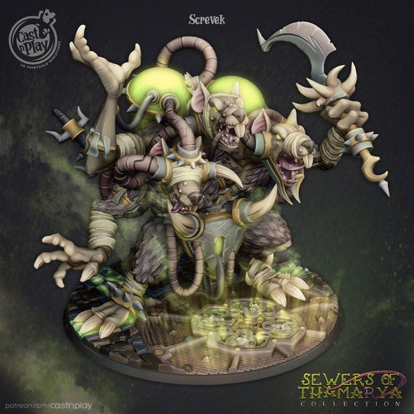 Screvek 3D-printed model