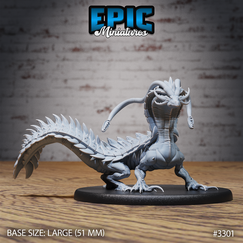 Sea Drake Deity 3D-printed model