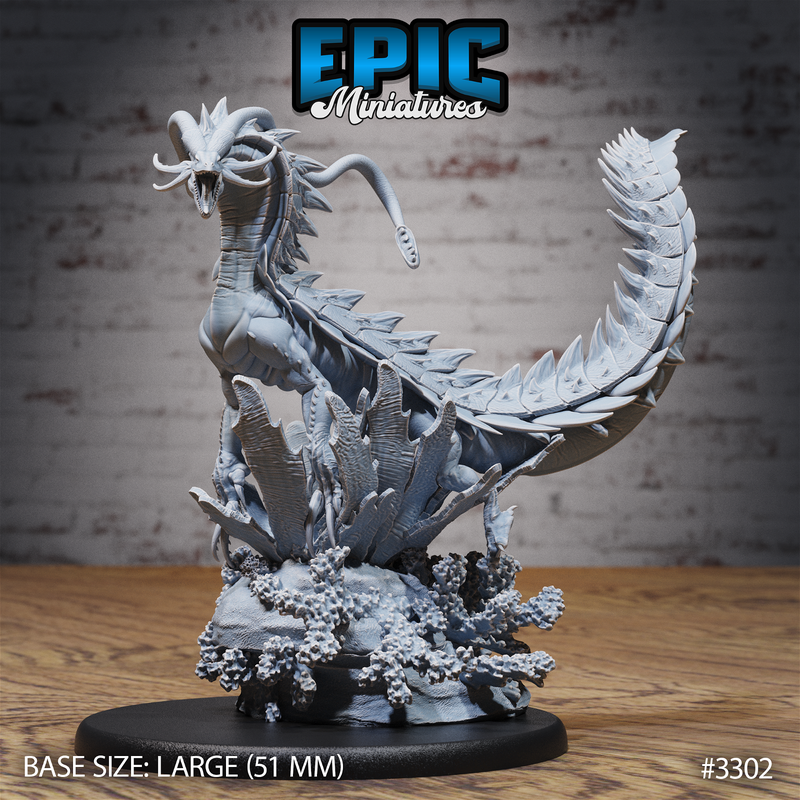 Sea Drake Deity 3D-printed model
