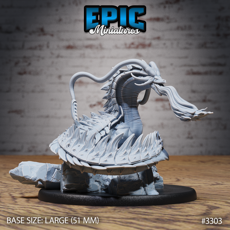 Sea Drake Deity 3D-printed model