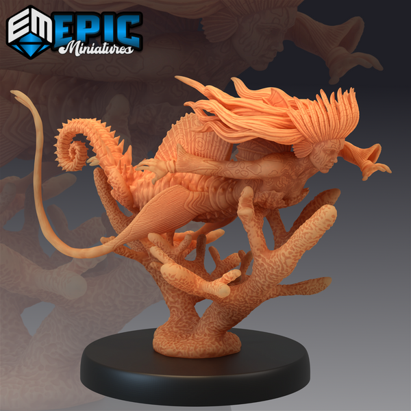 Seahorse Mermaid - The Printable Dragon