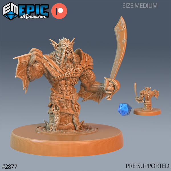 Seahorse Merman 3D-printed model