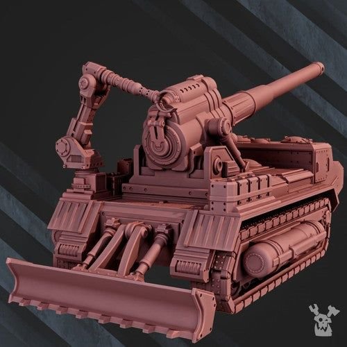 Self-Propelled Artillery Dead Flower 3D-printed model