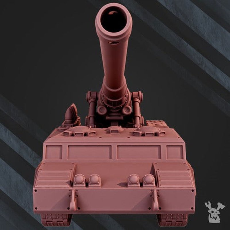 Self-Propelled Artillery Dead Flower 3D-printed model