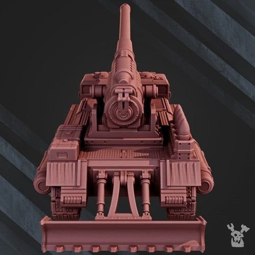 Self-Propelled Artillery Dead Flower 3D-printed model