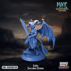 Sellis Succubus Demon - The Printable Dragon