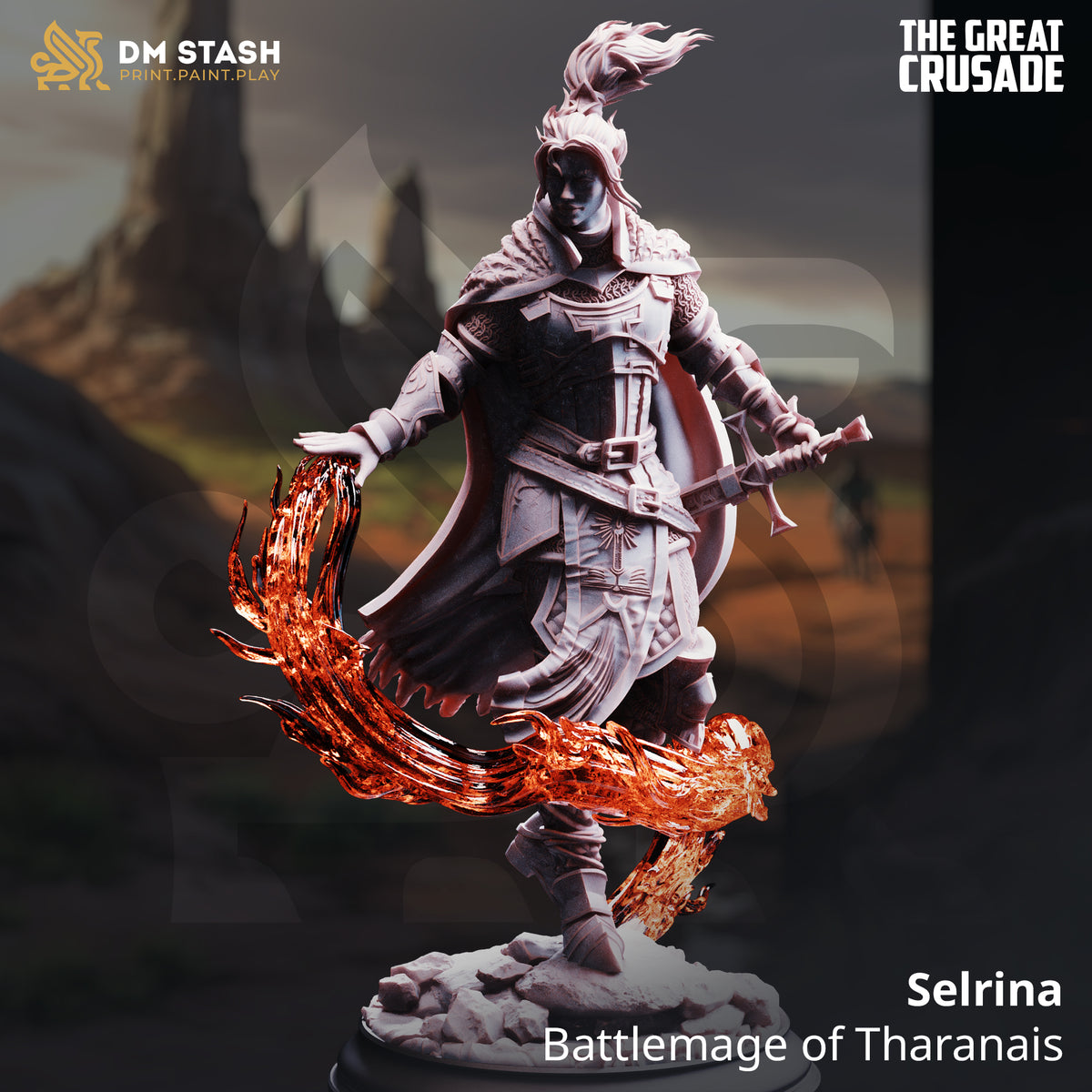 Selrina - Battlemage of Tharanais