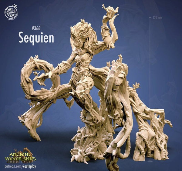 Sequien 3D-printed model