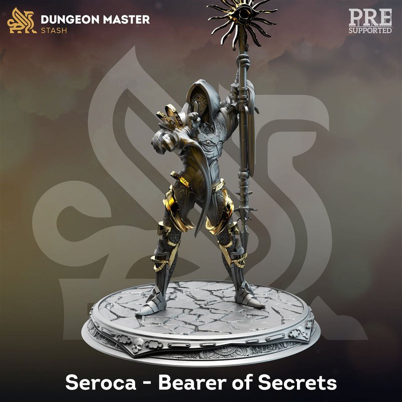 Seroca Bearer Of Secrets 3D-printed model