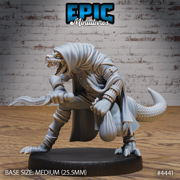 Serpent Folk 3D-printed model