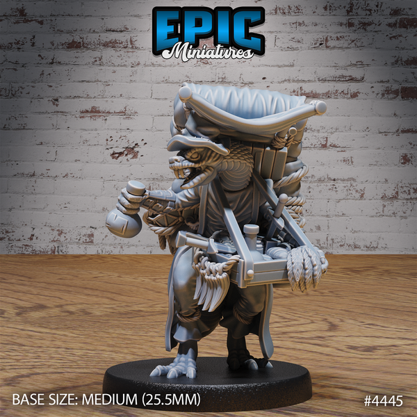 Serpent Folk 3D-printed model