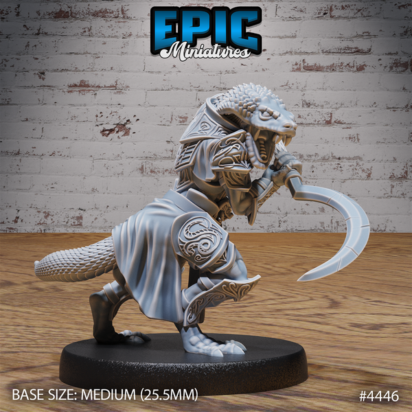 Serpent Folk 3D-printed model