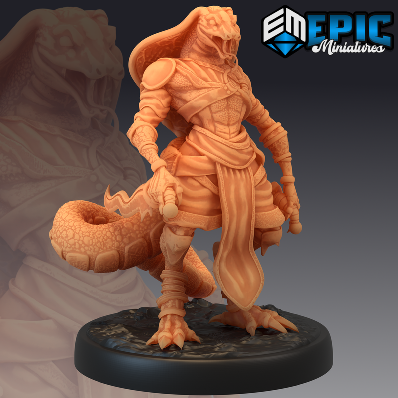 Serpentfold Warrior 3D-printed model