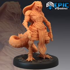 Serpentfold Warrior 3D-printed model