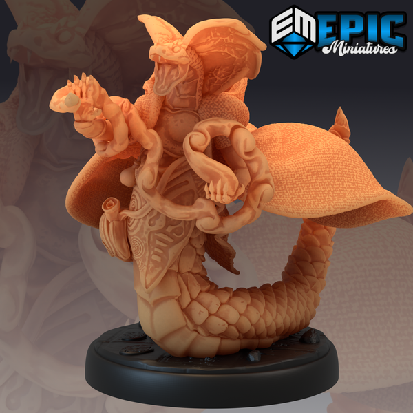 Serpentfolk Mage - The Printable Dragon