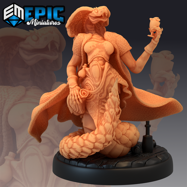 Serpentfolk Mage - The Printable Dragon