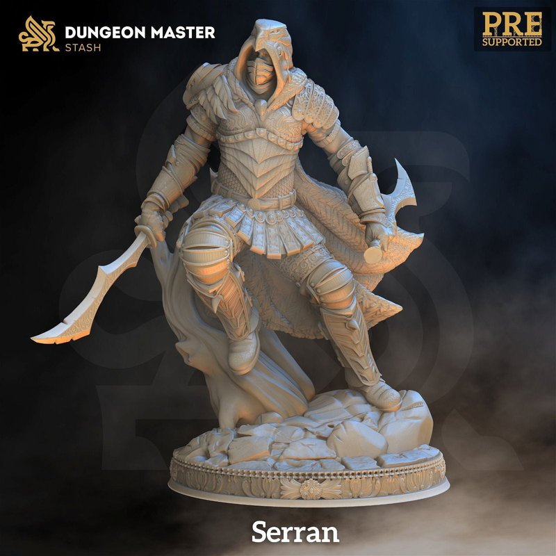 Serran 3D-printed model