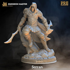Serran 3D-printed model