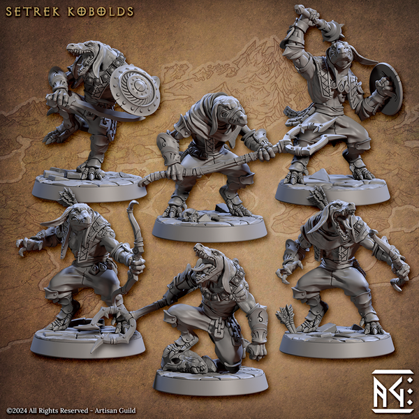 Setrek Kobolds 3D-printed model