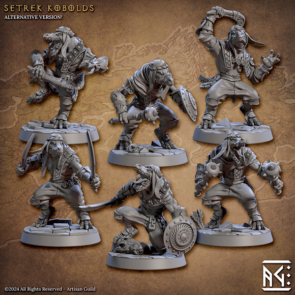 Setrek Kobolds 3D-printed model