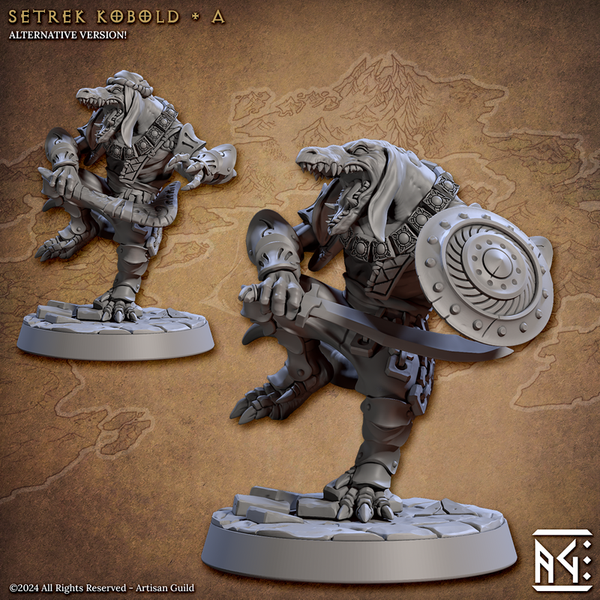 Setrek Kobolds 3D-printed model