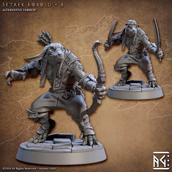 Setrek Kobolds 3D-printed model