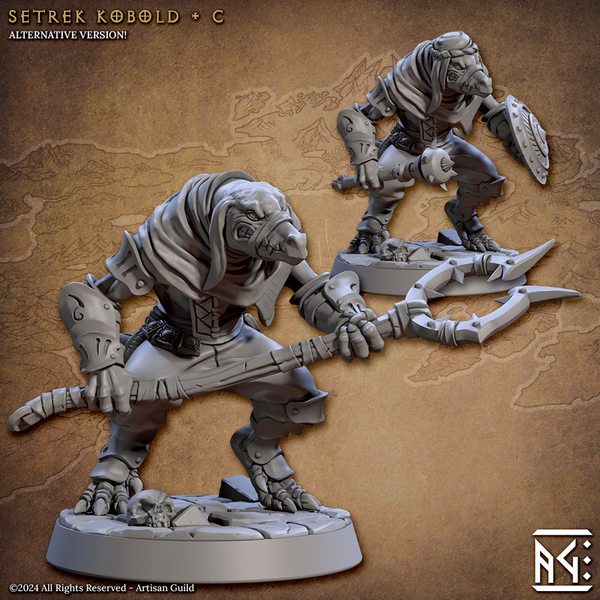 Setrek Kobolds 3D-printed model