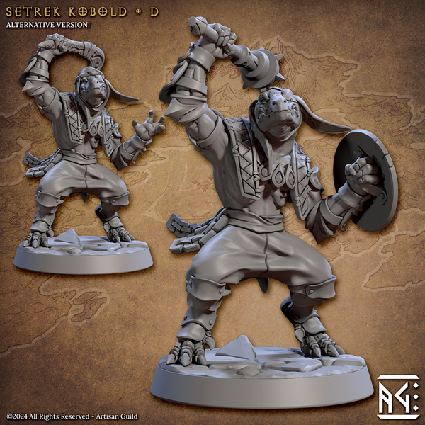 Setrek Kobolds 3D-printed model