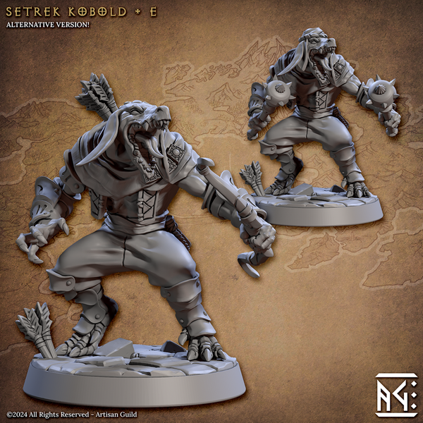 Setrek Kobolds 3D-printed model