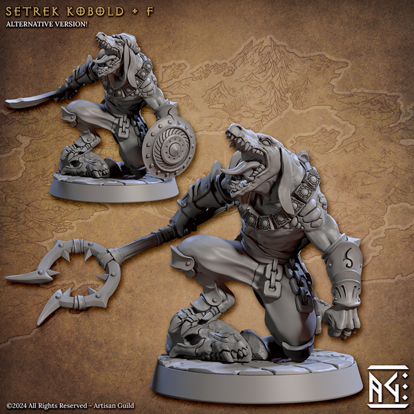 Setrek Kobolds 3D-printed model
