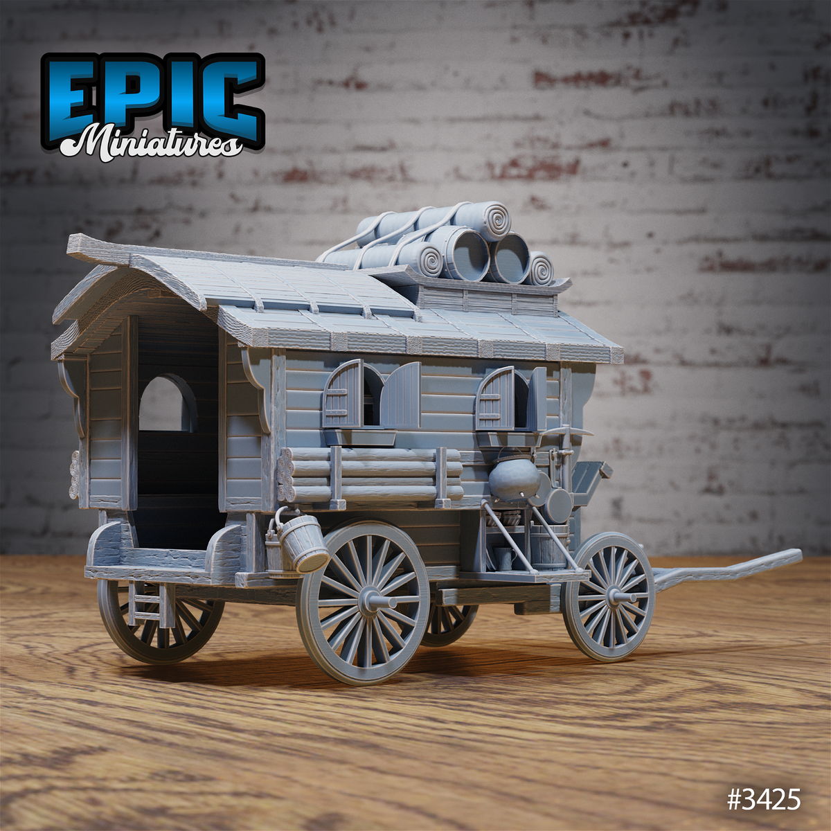 Settler Wagon - The Printable Dragon