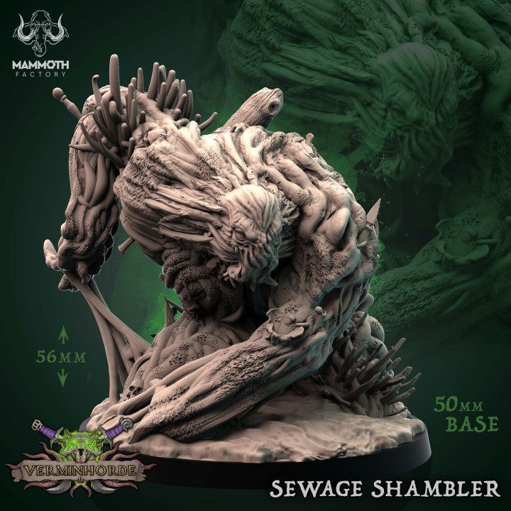 Sewage Shambler - The Printable Dragon