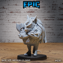 Sewer Godfather Rat 3D-printed model