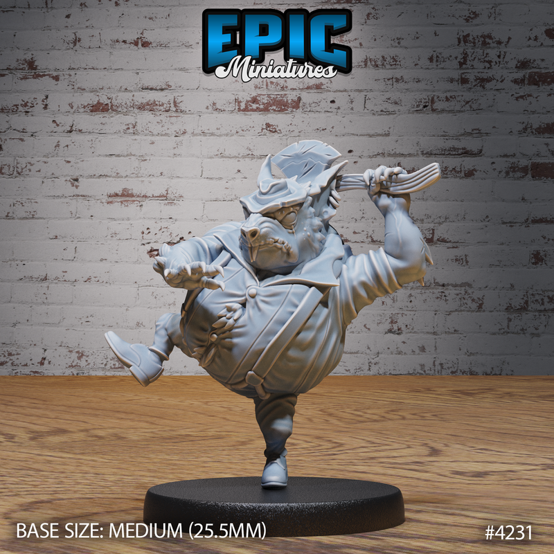 Sewer Godfather Rat 3D-printed model