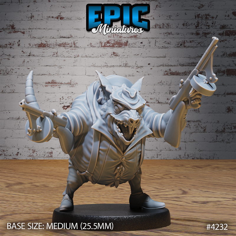 Sewer Godfather Rat 3D-printed model