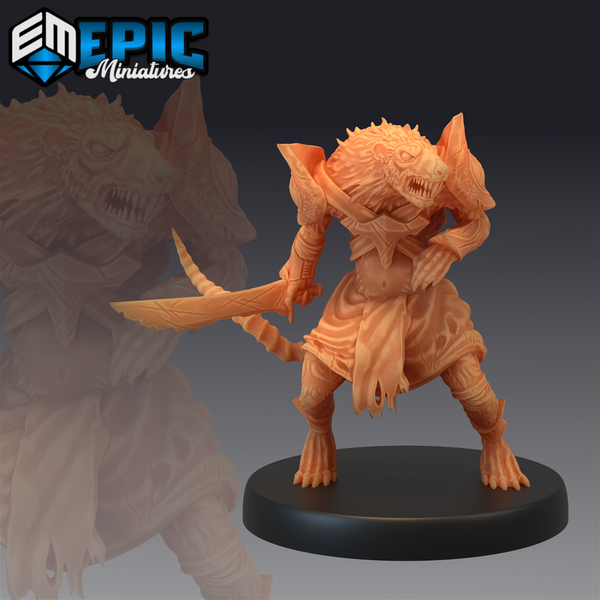 Sewer Rat Tribe 3D-printed model