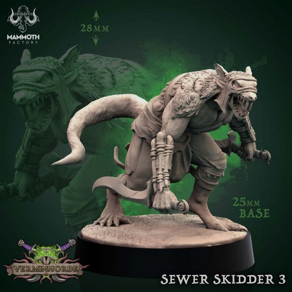 Sewer Skidder 3D-printed model